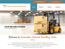 Tablet Screenshot of imhindia.com